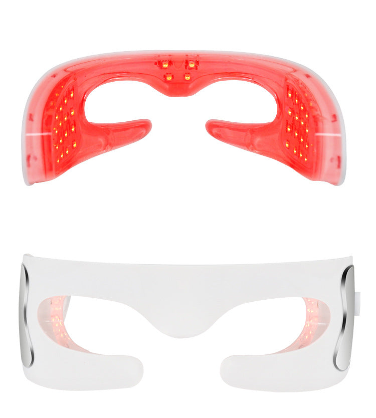Anti-Aging LED Eye Massager with Red & Blue Light Therapy